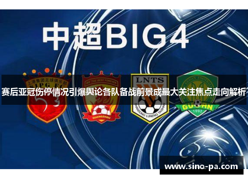 赛后亚冠伤停情况引爆舆论各队备战前景成最大关注焦点走向解析